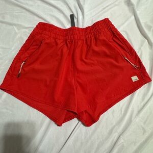 Vuori Dash Short 2.0 Red Women's Running Athletic Shorts